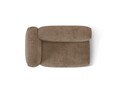 Modul stanga pentru canapea, 1 loc, Martina-212, Micadoni Home, 160x106x75 cm, velur, maro ghinda