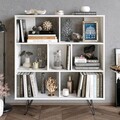 Corp biblioteca, Decorotika, Mistico, 120x132.2x29.5 cm, Alb