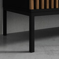 Dulap pentru haine ELTAP, Meorati, 185x60x200 cm, PAL/ABS, negru/maro