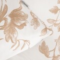 Lenjerie de pat pentru o persoana Elena, Homla, 2 piese, 140x200 cm, microfibra din poliester, alb/bej