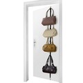 Set 2 organizatoare pentru genti cu 16 agatatori, Maximex, 3 x 3.5 x 200 cm, poliamida/plastic, negru