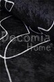Covor, CLR-575-OVAL-HALI-9, 140x250 cm, Poliester, Negru