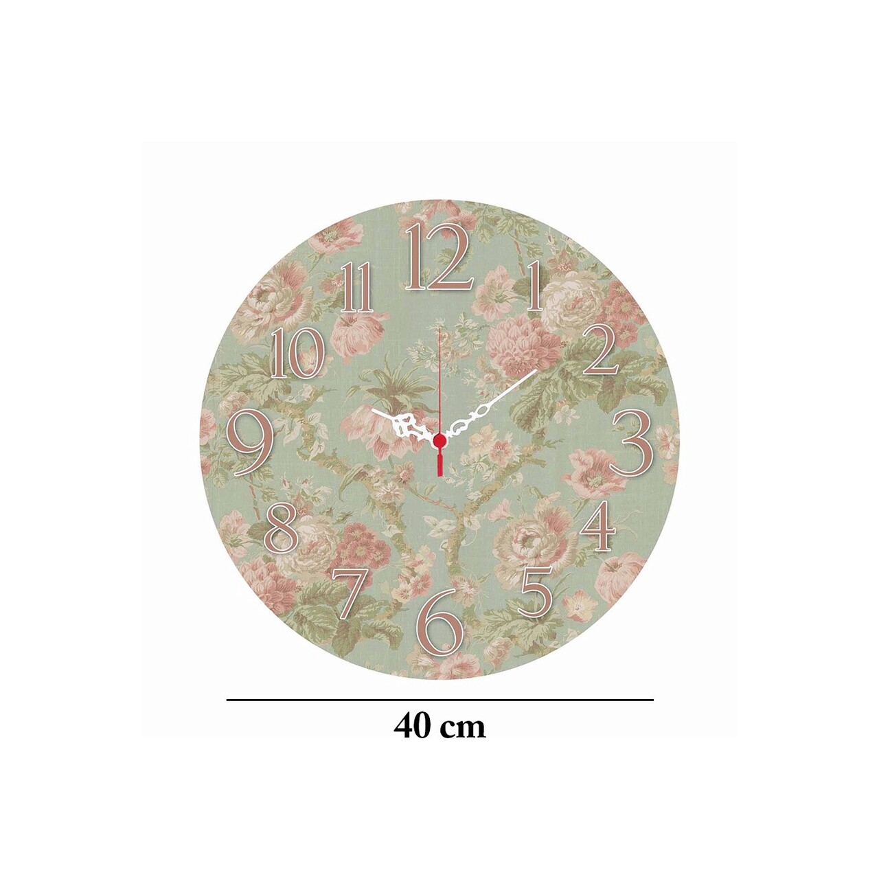 Ceas de perete, Ms-12, MDF, ø40 cm, Multicolor