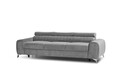 Canapea extensibila 3 locuri, ELTAP, SO-LAU-03NU, Laurence, 261x97x105 cm, lemn/poliester, gri deschis