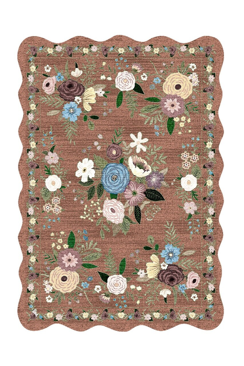 Covor, CLR-7528-12, 80x300 cm, Poliester, Maro — imaginea 2