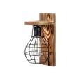 Aplica de perete, Erebos - 121-A, Lustro, 16 x 16 x 30 cm, 1 x E27, 40W, natural