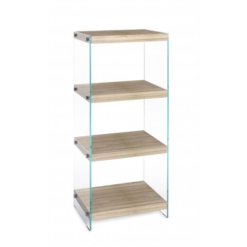 Biblioteca, Line Kenya, Bizzotto, 40x30x100.5 cm, MDF melaminat 40x30x100.5