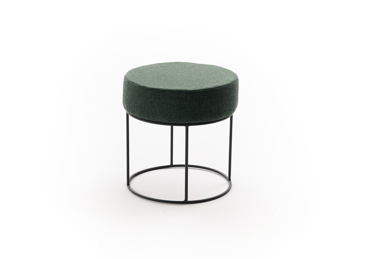 Taburet, Atelier del Sofa, 825BLC5139, Metal, Verde - view 3