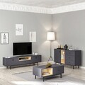 Set mobilier living, Inarch, Natural,  Antracit