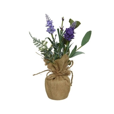 Floare artificiala Lavender, Decoris, 7x7x21 cm, multicolor