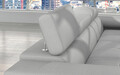 Coltar extensibil dreapta 4 locuri ELTAP, Armd-43, Armando, 289x203x85 cm, lemn/poliester, gri deschis/gri