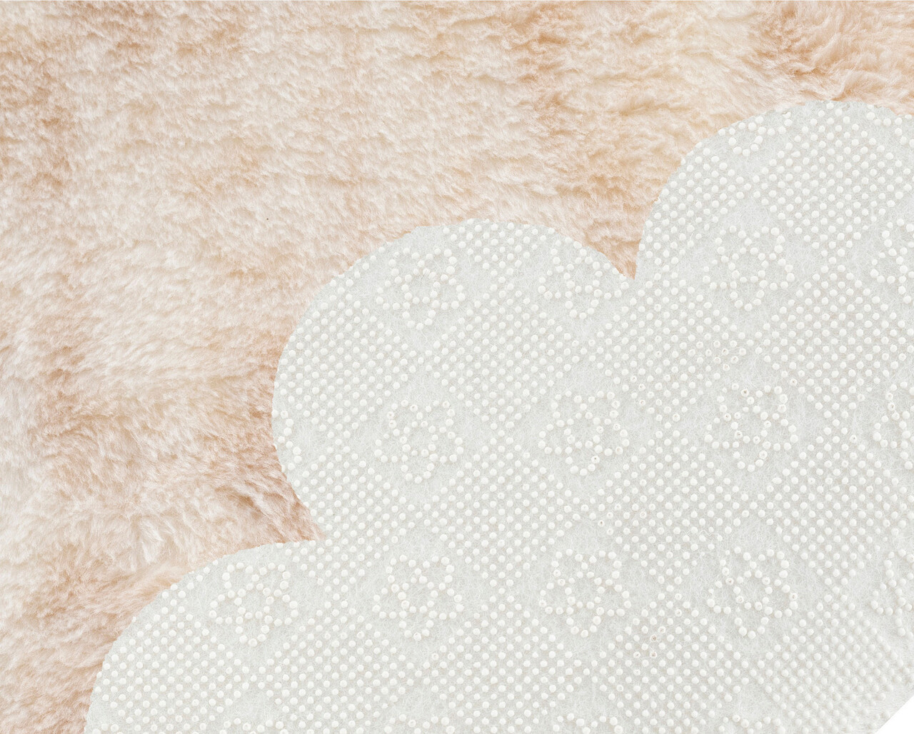 Covor, Daisy Plush Pattern, Bej - 1 | YEO