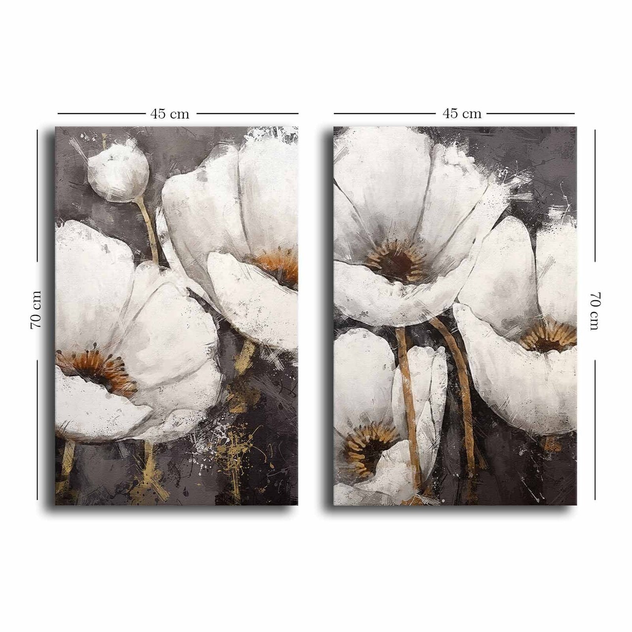 Set 2 tablouri decorative, 2p4570softc-002, Lemn, Multicolor - view 4