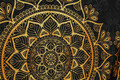 Lenjerie de pat dubla, Alvina - Gold, Cotton Box, Bumbac Satinat