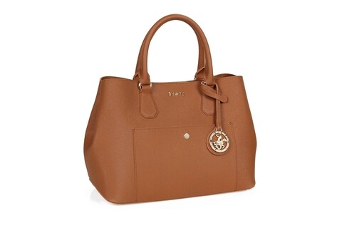 Geanta beverly hills polo club, 589, piele ecologica, maro