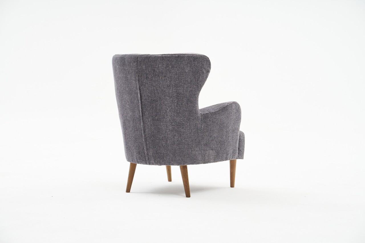 Fotoliu, Atelier del Sofa, 825BLC2371, Lemn de carpen, Gri - view 7