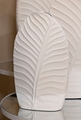 Vaza decorativa Dune High, Mauro Ferretti, 18x9.5x29.5 cm, fier, crem
