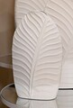 Vaza decorativa Dune High, Mauro Ferretti, 18x9.5x29.5 cm, fier, crem
