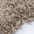 Covor Shaggy Louis, Decorino, 60x110 cm, polipropilena, bej/maro