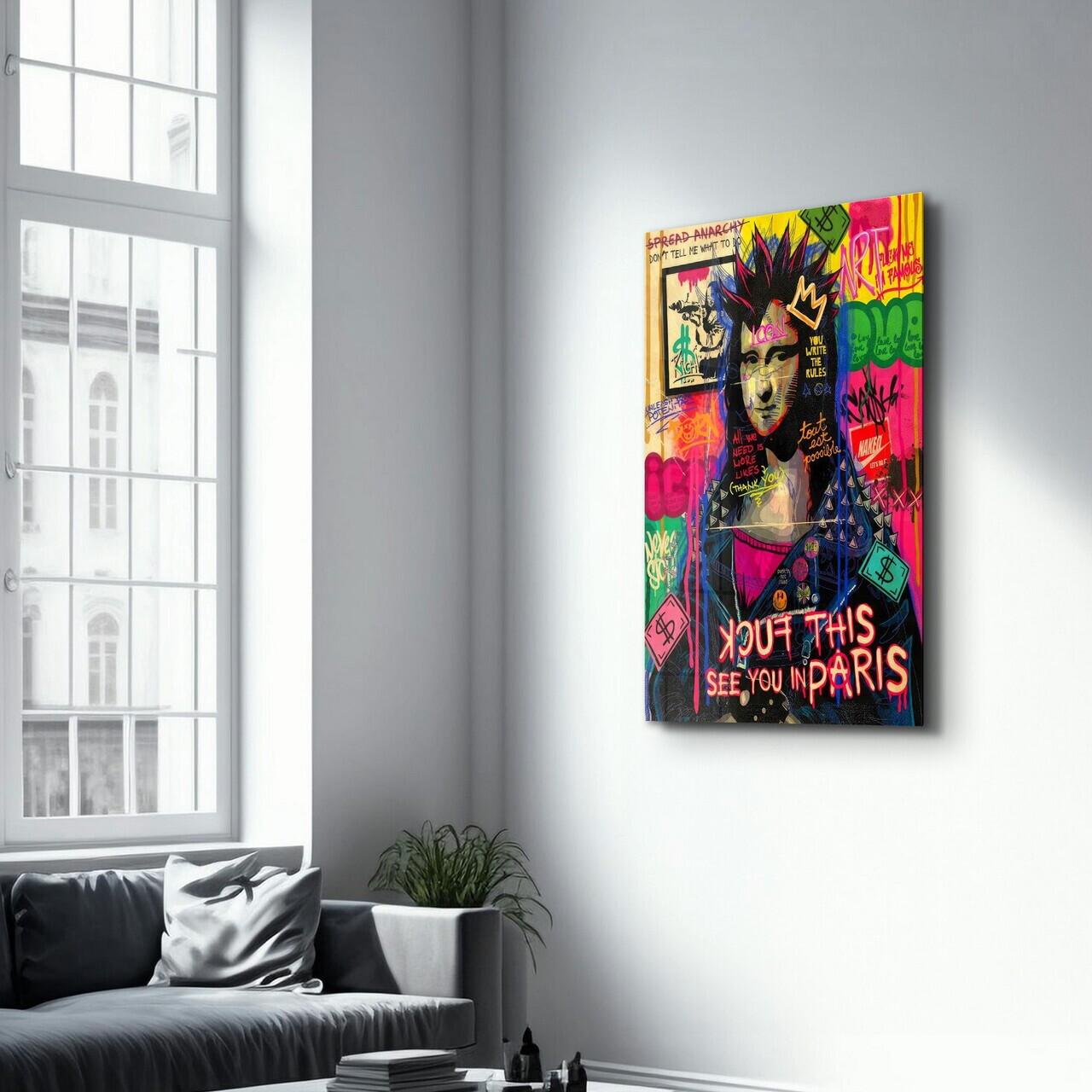 Tablou decorativ, SPR-1133, Dimensiuni: 70 x 110 cm, Multicolor — imaginea 4