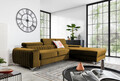 Coltar extensibil dreapta 3 locuri ELTAP, RT-45NU, Grayson, 278x205x92 cm, lemn/poliester, mustar