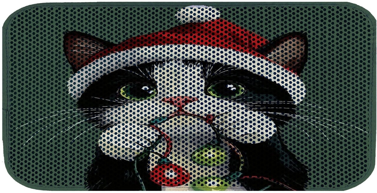 Covoras litiera pentru colectarea granulelor de nisip, Paws &amp; Whiskers, Cat Lıtter Mat 36, Multicolor - view 2