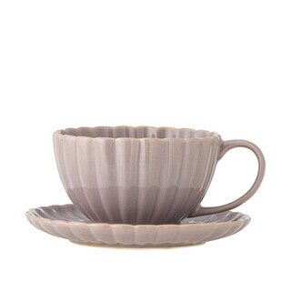 Roz, Ceasca cu farfurie