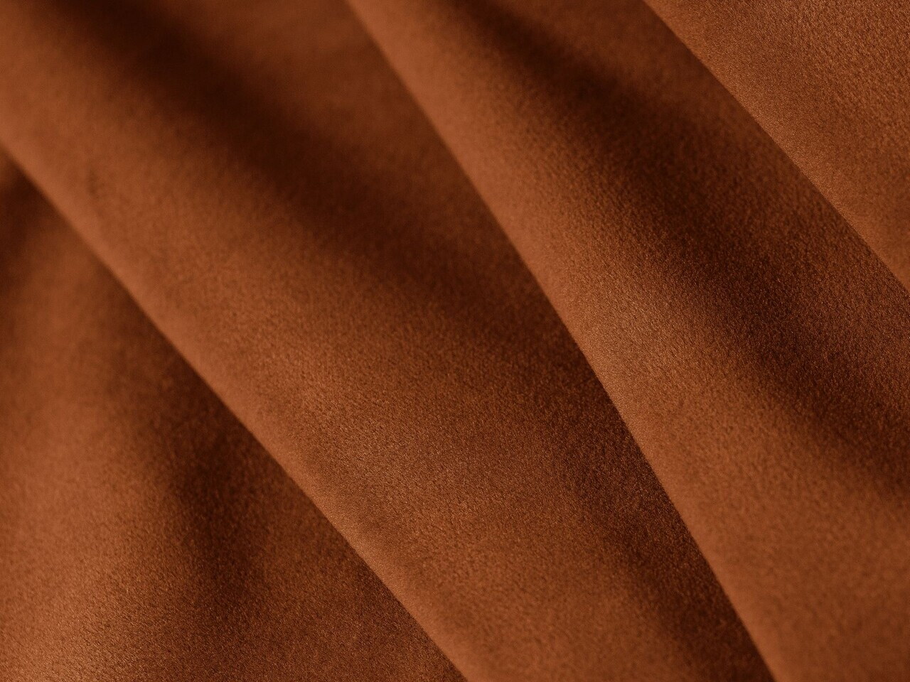 Taburet, Naomi, Micadoni Home, 85x85x41 cm, catifea, teracota — imaginea 3