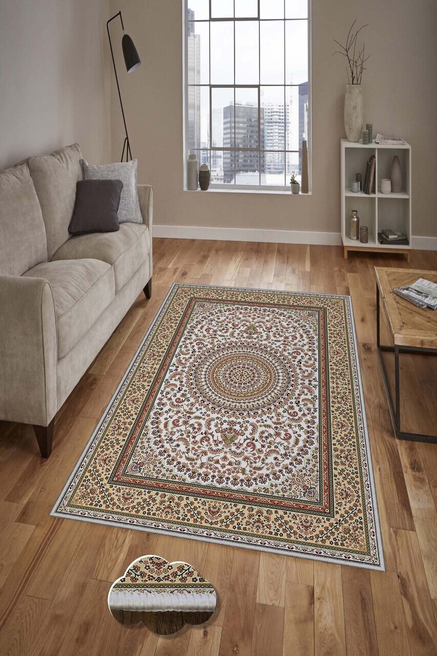 Covor Hmnt902 100x150 cm Poliester Multicolor