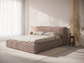 Tablie de pat 180 cm, Micadoni Home, Olivia-201, tesatura structurata chenille, roz melange