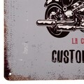 Placuta decorativa Motorcycle, Creaciones Meng, 30x30 cm, fier
