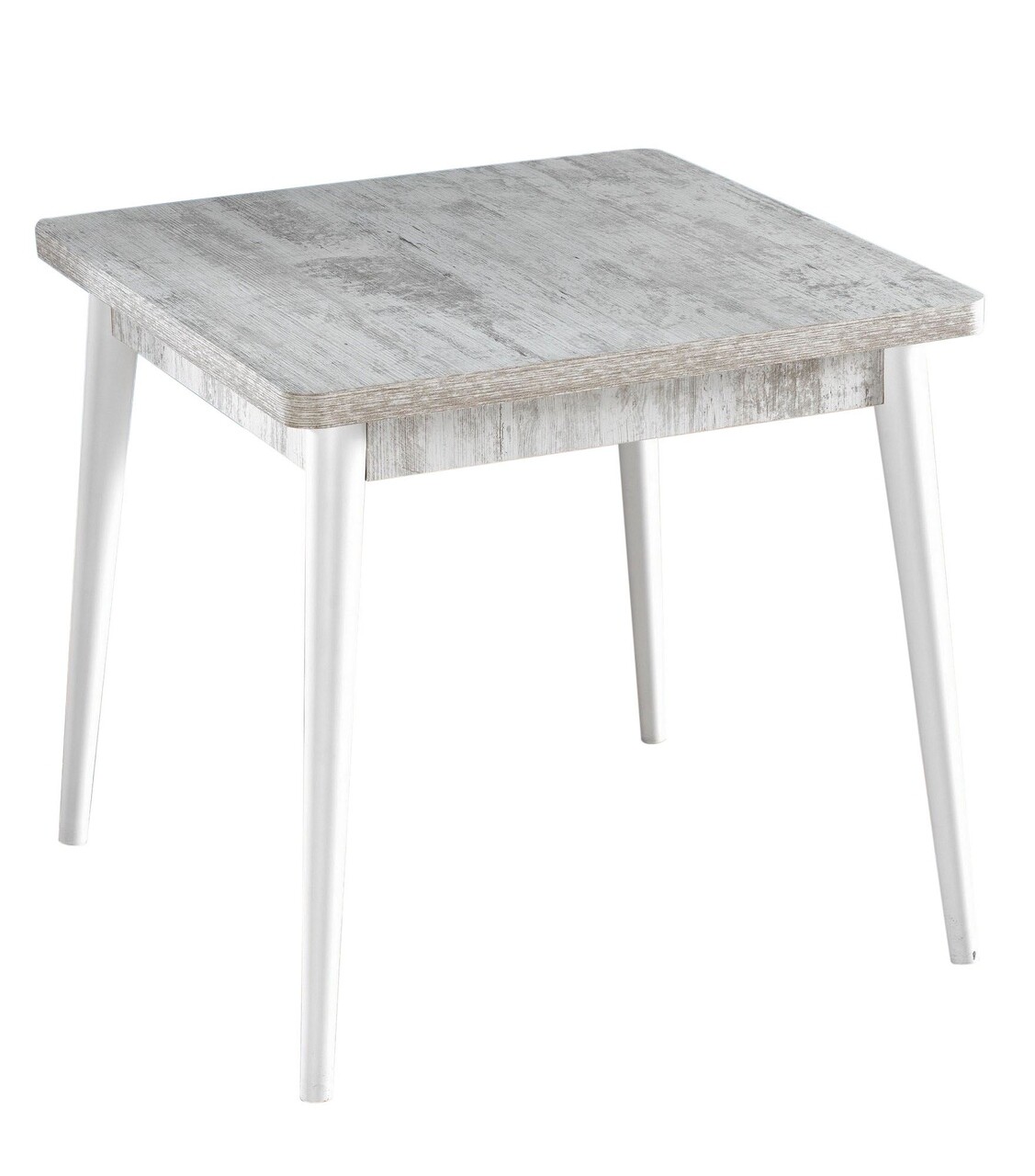 Masa, Hanah Home, Flora Antik, 80x80x76.5 cm, Antic / Alb - imagine 2