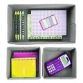 Set 3 organizatoare pentru dulap Axis Chevron, iDesign, 29x14x10 cm