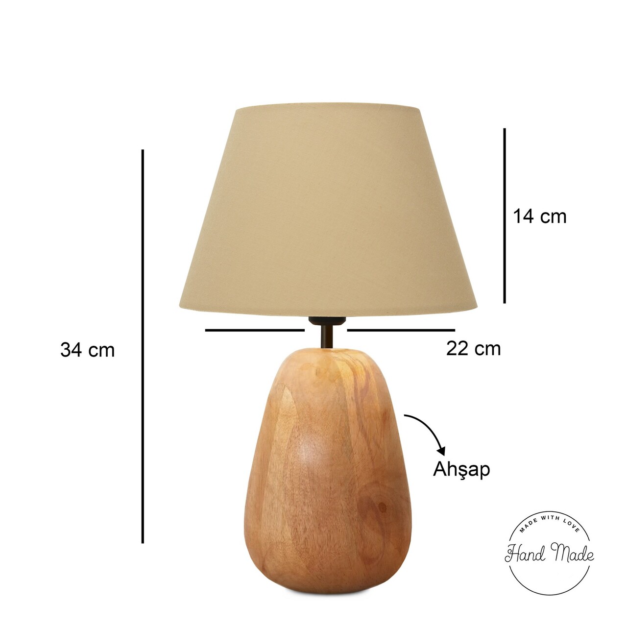 Lampa de masa, L'essentiel Maison, 780SGN4701, Bej - view 3