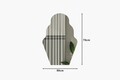 Oglinda decorativa, Siam, Perilla, 50x70x2.2 cm, Negru