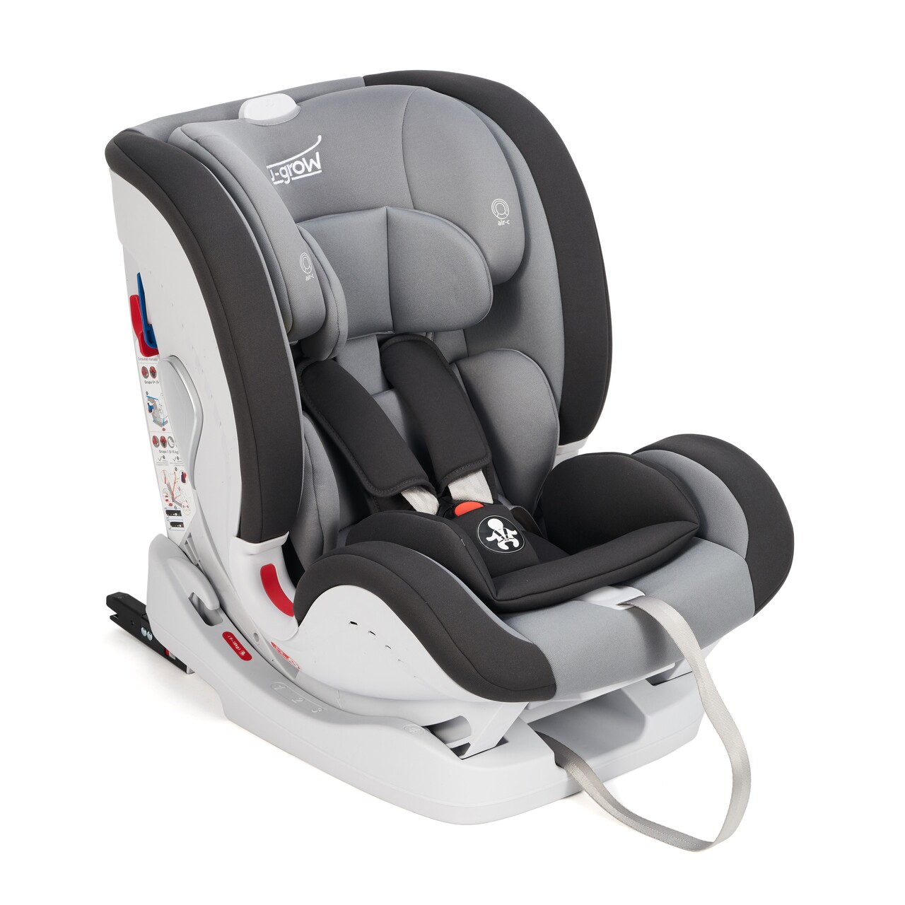 Scaun Auto Cu Isofix, U-grow, 0-36 Kg, Gri