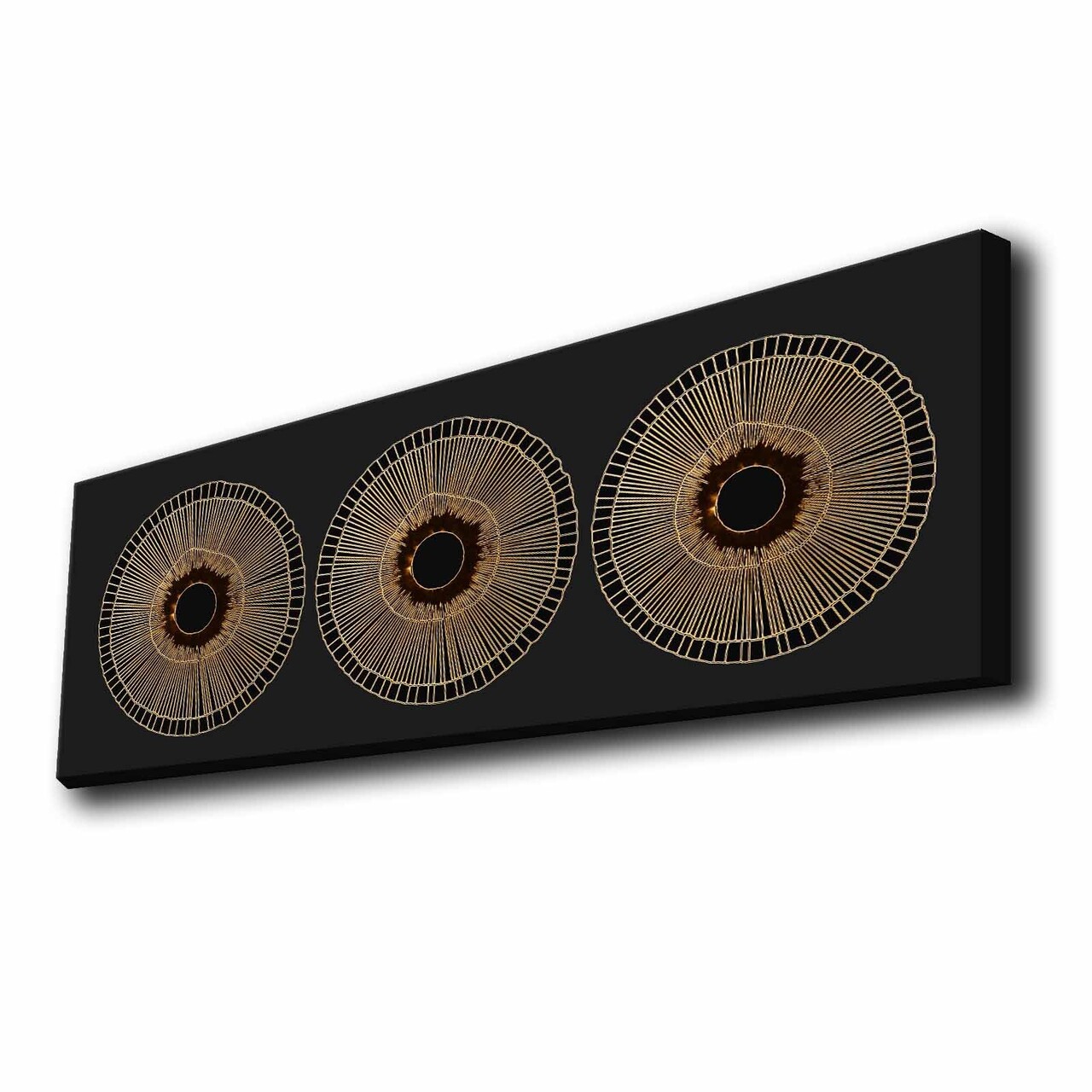 Tablou decorativ cu lumina LED, 3090KTLGDACT, 30 x 90 cm, Multicolor - view 3