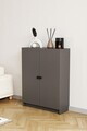 Corp biblioteca, Hanah Home, Bili3 Shelf 2 Lid, 80x105x28 cm, Antracit