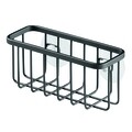 Suport pentru burete de vase Gia, iDesign, 14.5x6.4x6 cm, inox, negru mat
