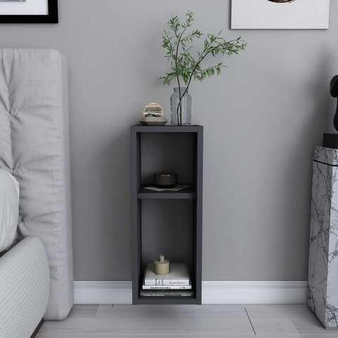 Noptiera, Retricy, Sault, 23.2x22x59.6 cm, PAL, Antracit 23.2x22x59.6 imagine 2022