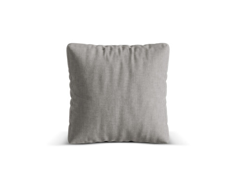 Perna decorativa, Martina-169, Micadoni Home, 65x65 cm, tesatura structurata chenille, gri deschis