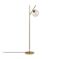 Lampadar, Fork - 13029, Fulgor, 31 x 45 x 152 cm, 1 x E14, 40W, auriu