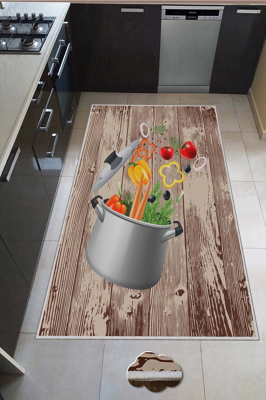 Covor Hmnt555 100x200 cm Poliester Multicolor