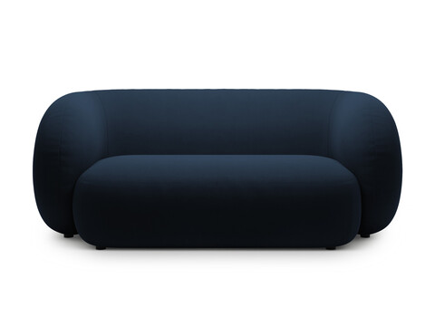 Canapea modulara 2 locuri, Kate, Micadoni, 183x99x76 cm, catifea, albastru regal