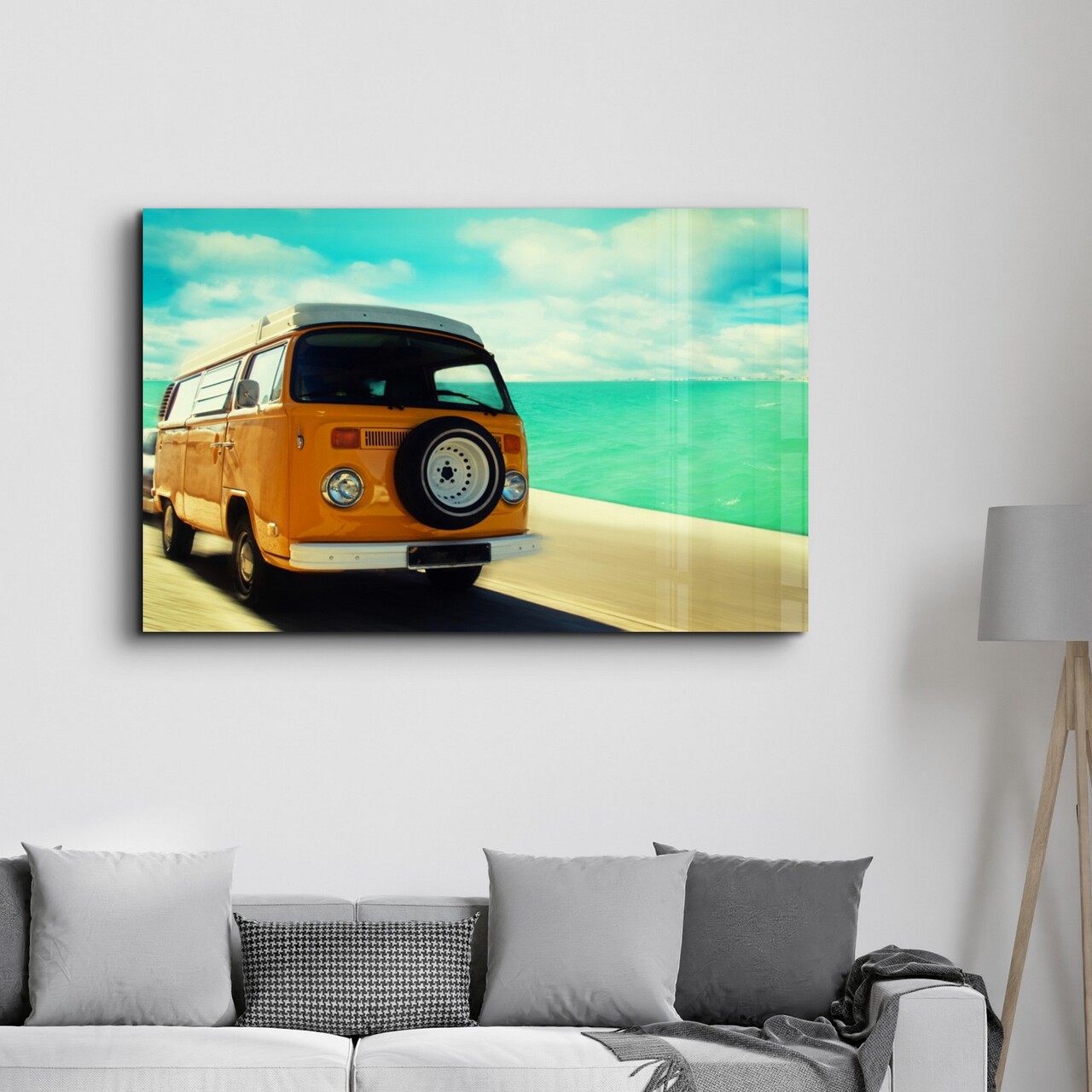 Tablou decorativ, OGLS-1132, Dimensiuni: 46 x 72 cm, Multicolor - view 3