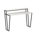 Birou, Decortie, Pal, 123x91.5x50 cm, Alb