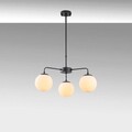 Lustra, Fulgor, 942FLG1351, Metal, Negru / Crem