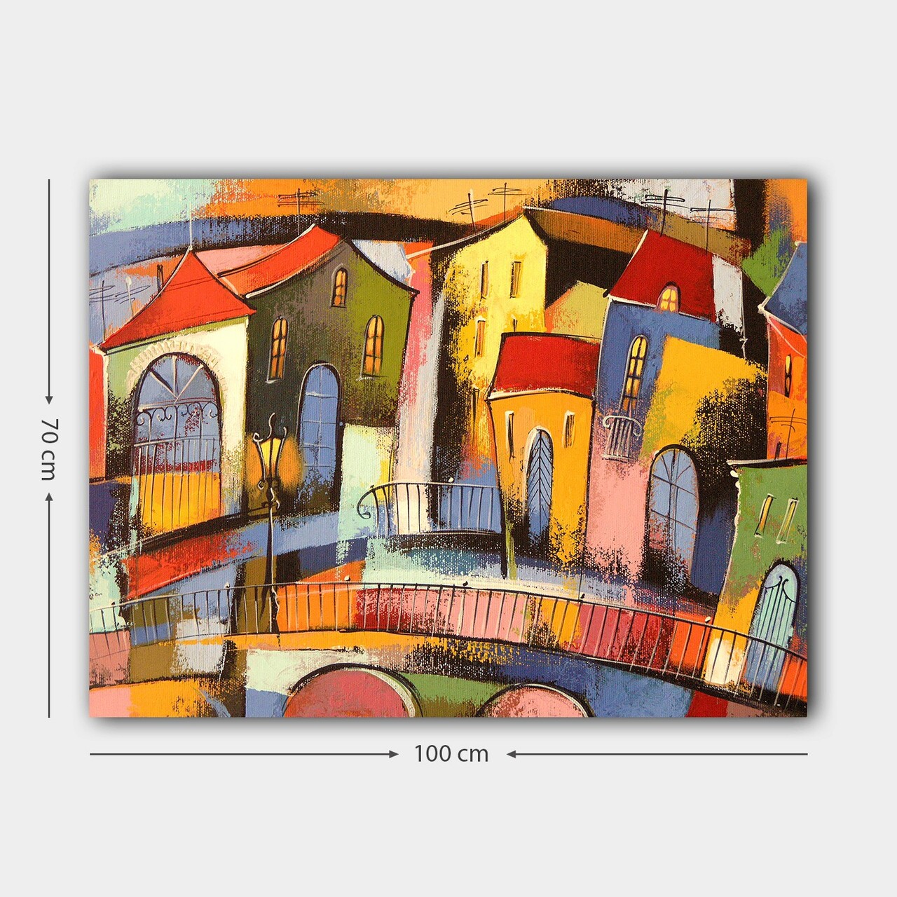 Tablou decorativ, 1042732249_70100, Cadru: 100% LEMN (grosime: 3 cm), Multicolor - view 3