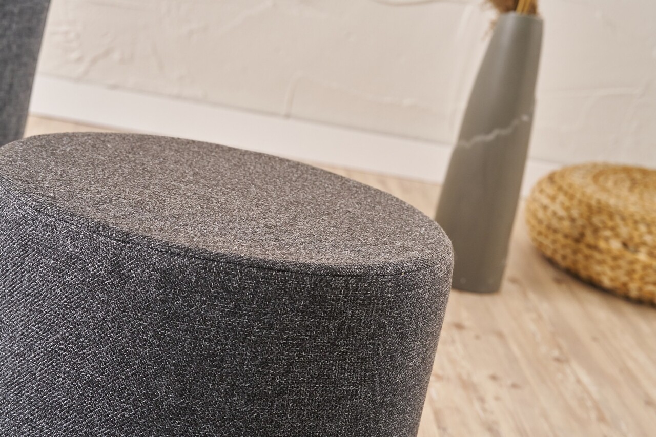 Taburet, Atelier del Sofa, 825BLC5147, Lemn, Fumuriu - view 3