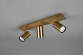 Plafoniera Marley, TRIO, 48x9x15 cm, 35W, 3x GU10, metal, bronz antic